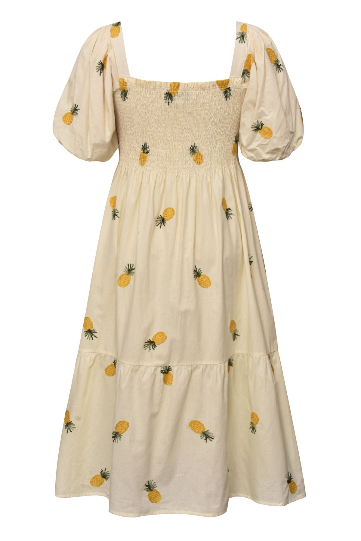 Cheri Fruit Dress - Sand/Yellow