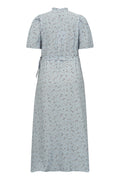Peony Dress - Ljusblå/Off-white
