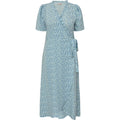 Peony Dress - Blå/Vit