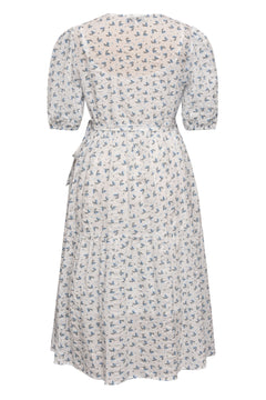 Colvina Dress - White/Blue