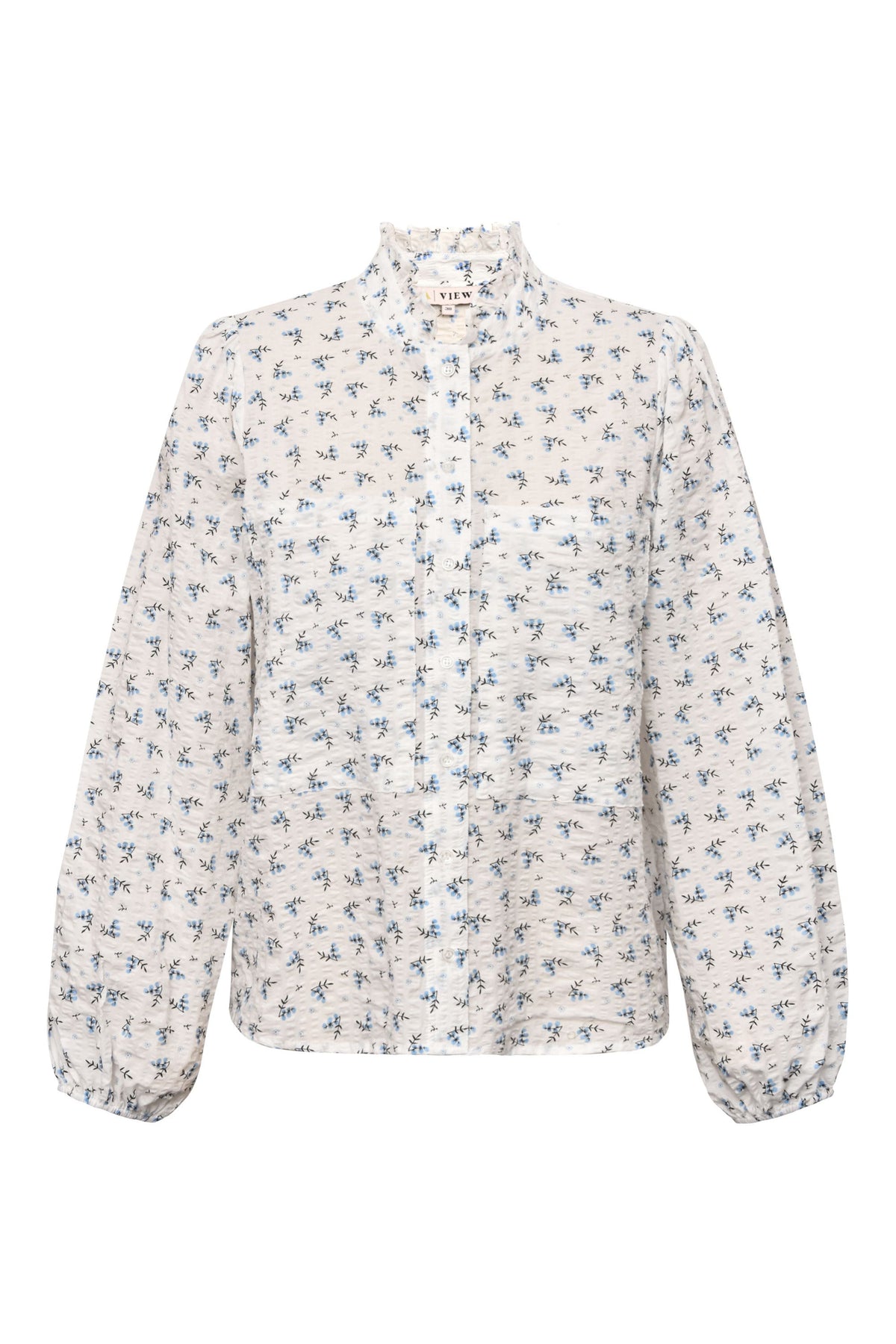 Tiffany Shirt - White/Blue