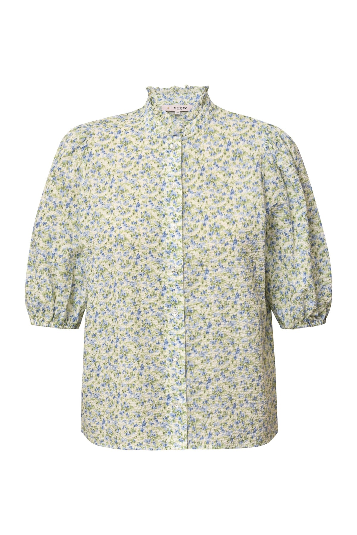 Tiffany Short Sleeve Shirt - Blue/Green