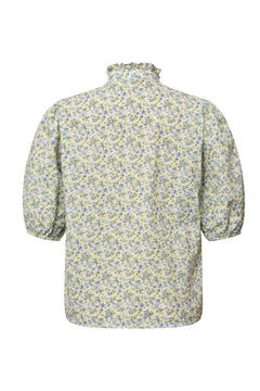 Tiffany Short Sleeve Shirt - Blue/Green