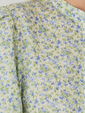 Tiffany Short Sleeve Shirt - Blue/Green
