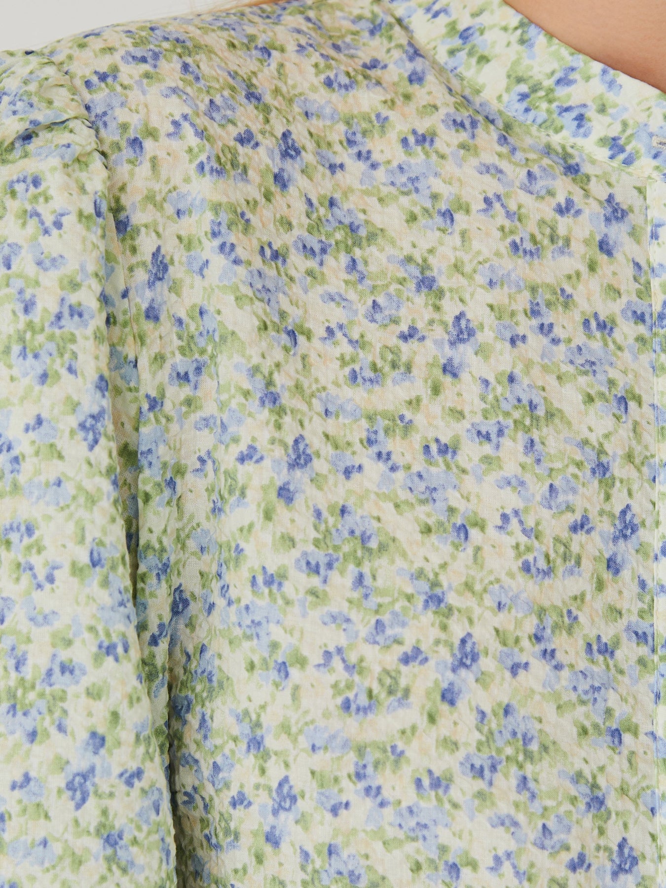 Tiffany Short Sleeve Shirt - Blue/Green