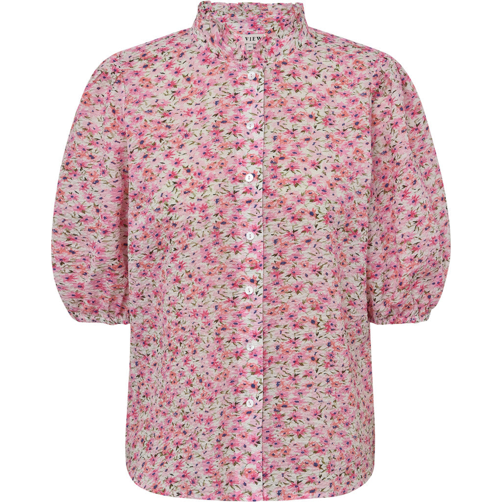 Tiffany Kortärmad Skjorta - Rosa
