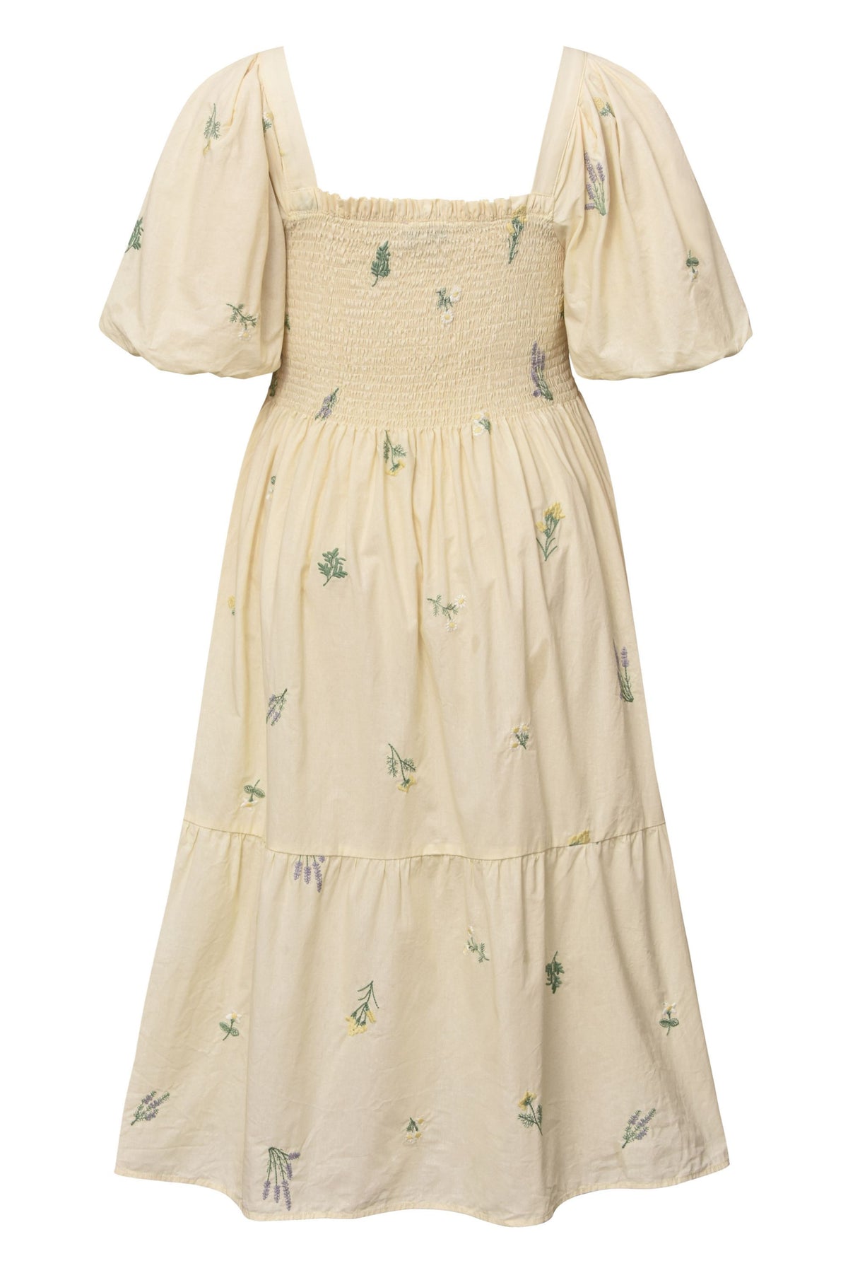 Cheri Dress - Beige/Yellow