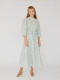 Kate Long Dress - Blue/Green