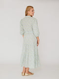 Kate Long Dress - Blue/Green