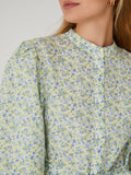 Kate Long Dress - Blue/Green