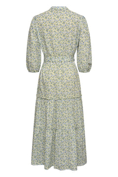 Kate Long Dress - Blue/Green