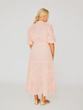 Kate Long Dress - Yellow/Rose