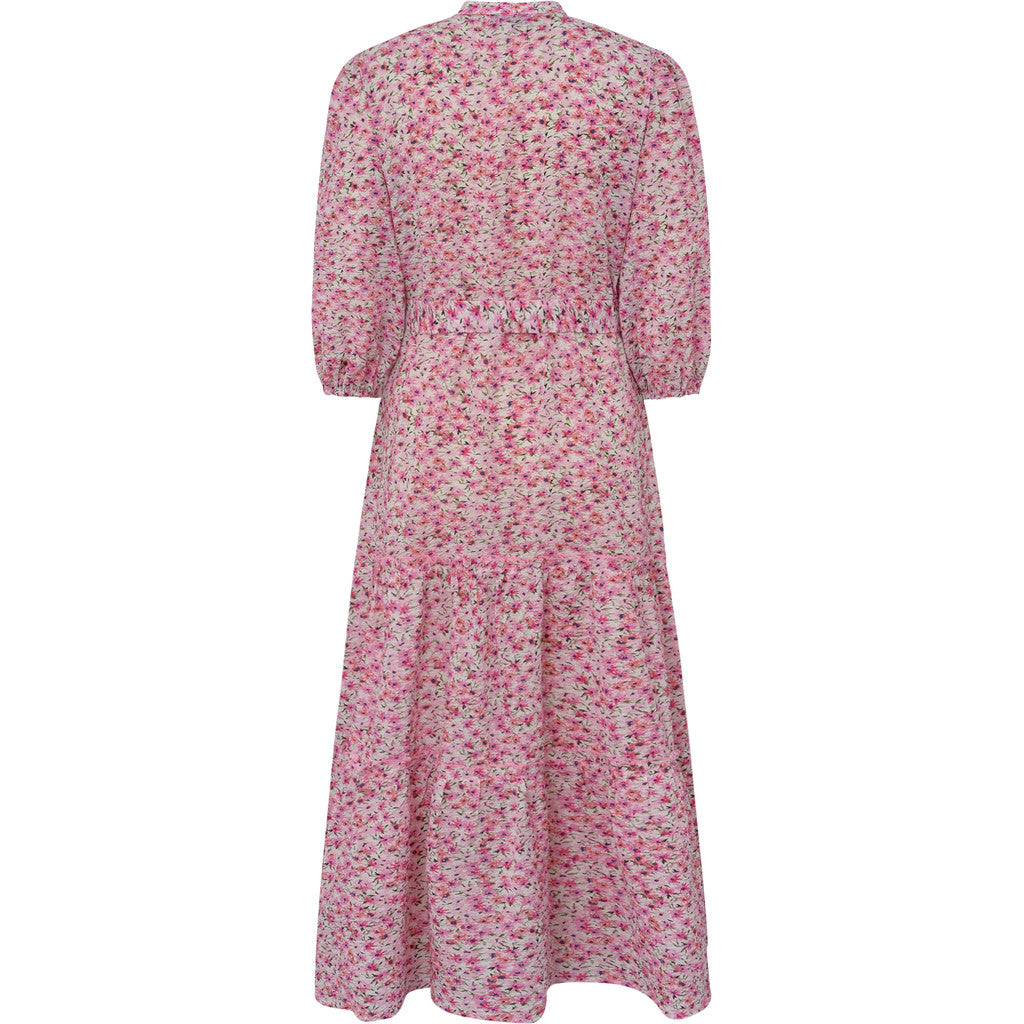 Kate Long Dress - Rosa/Blå