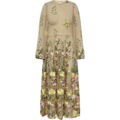 Fuschia Dress - Sand/Yellow