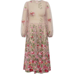 Fuschia Dress - Rose/Red