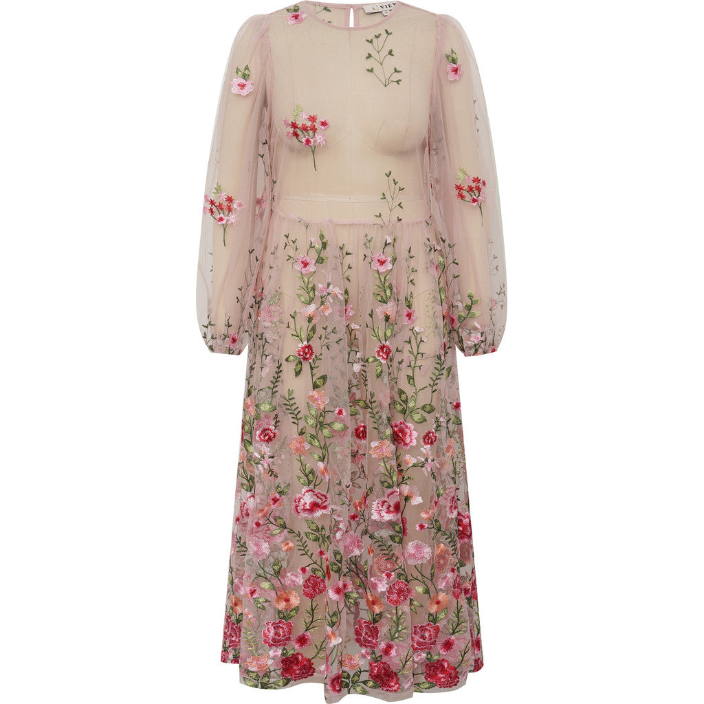 Fuschia Dress - Rose/Red
