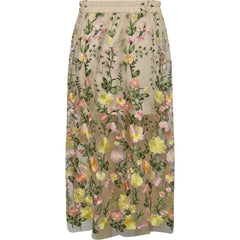 Fuschia Skirt - Sand/Yellow