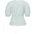 Dalena Blouse - White/Green