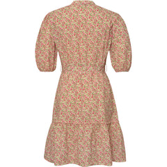 Kate Short Sleeve Dress - Rose/Red