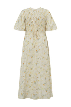 Tabita Dress - Sand/Yellow