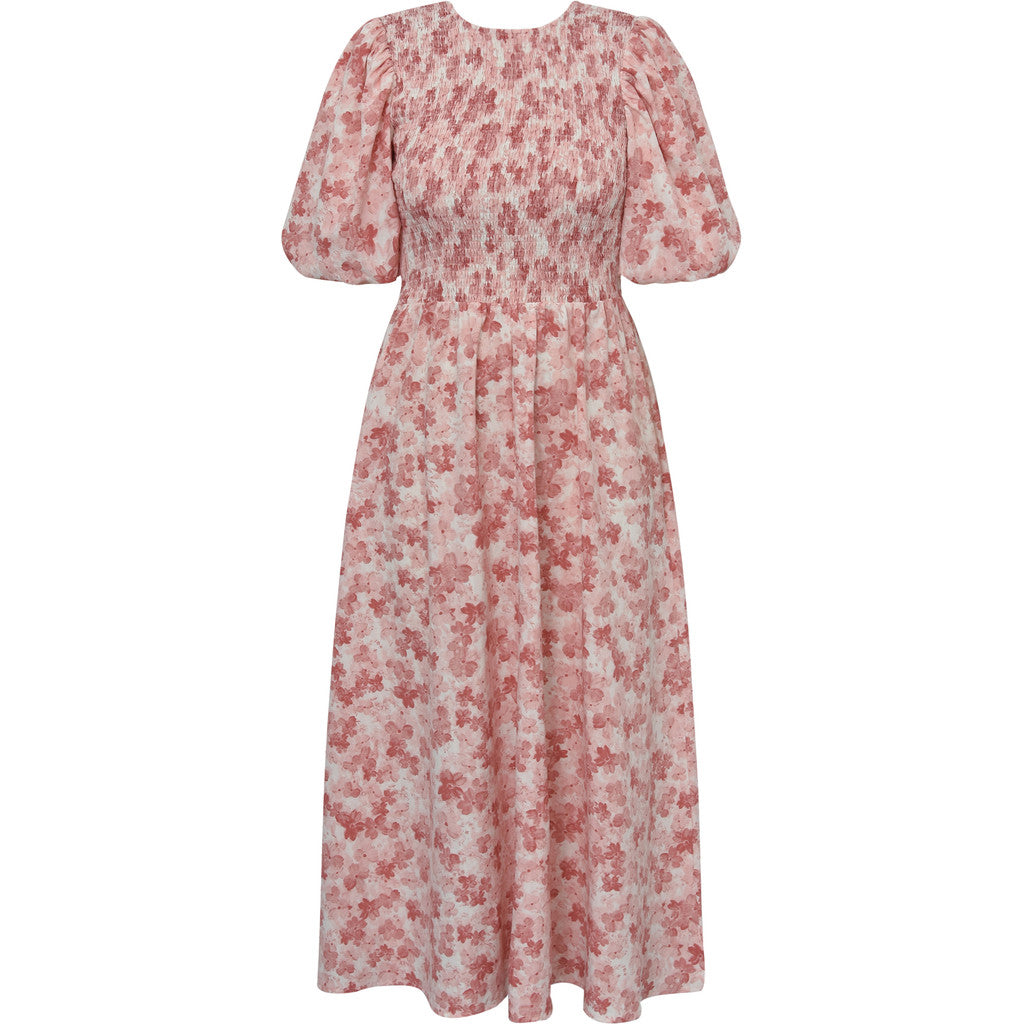 Tabita Klänning - Rosa/Vit
