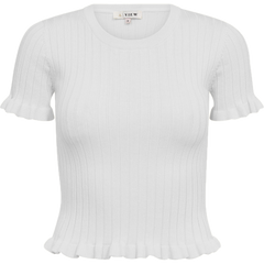 Fabi Knit Top - White