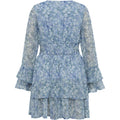 Florella Short Dress - Blå/Offwhite
