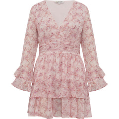 Florella Short Dress - Rose/Pink