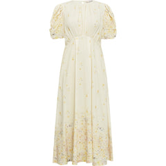 Botanic Dress - Pale Yellow