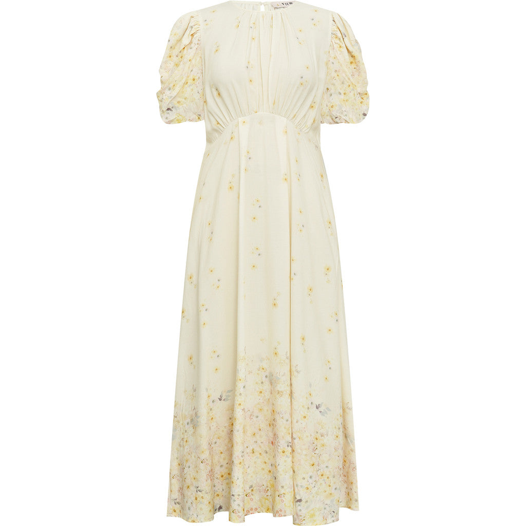 Botanic Dress - Pale Yellow