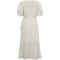 Sinda Dot Dress - Gräddvit/Brun