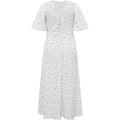 Tabita Dot Dress - White With Black Dots