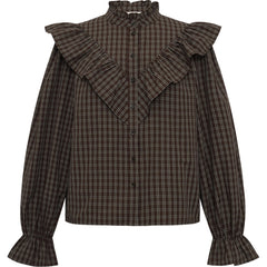 Darcy Shirt - Brown/Sand