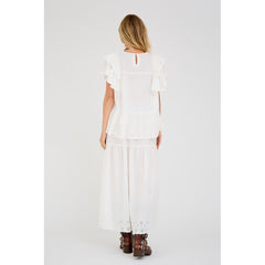 Abby Maxi Skirt - White