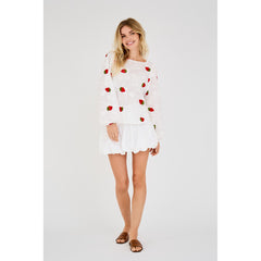 Fia Baloon Skirt - White