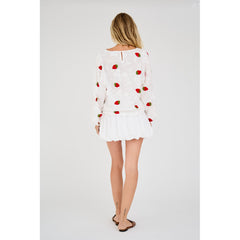 Fia Baloon Skirt - White