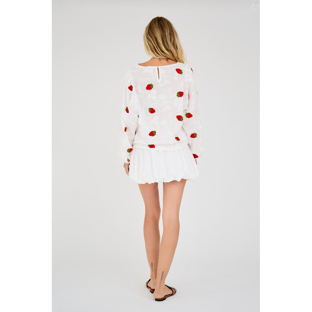Fia Baloon Skirt - Vit