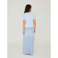 Fabia Ss Tee - Blue/White Stribe