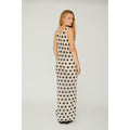 Grass Crochet Dress - Sand/Black