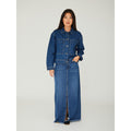 Sean Denim Long Skirt -  Denim Blue