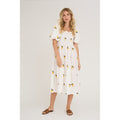 Cheri Fruit Dress - Vit/Gul