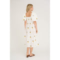 Cheri Fruit Dress - Vit/Gul