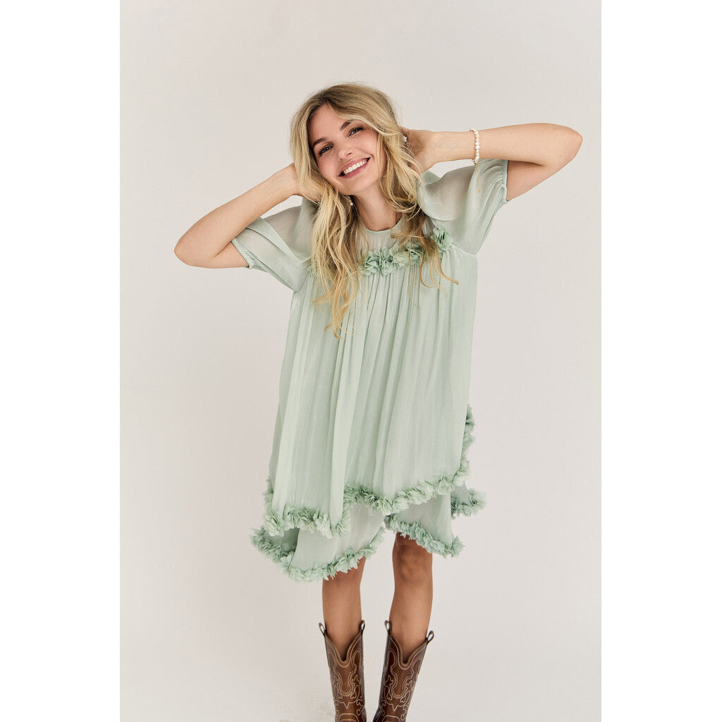 Daisi Dress - Dusty Mint