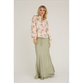 Grete Blus - Sand/Dusty Green