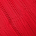 Chiffon Off Shoulder Midi Dress - Red