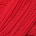 Chiffon Off Shoulder Midi Dress - Red
