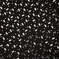 Square Rhinestone Mesh Midi Dress - Black