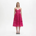 Azaelea Midi Dress - Magenta