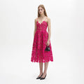 Azaelea Midi Dress - Magenta
