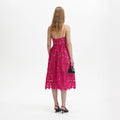 Azaelea Midi Dress - Magenta